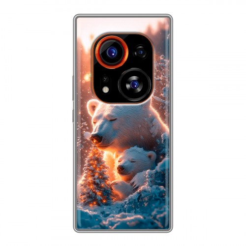 Дизайнерский силиконовый чехол для Tecno Phantom X2 Pro Новый год