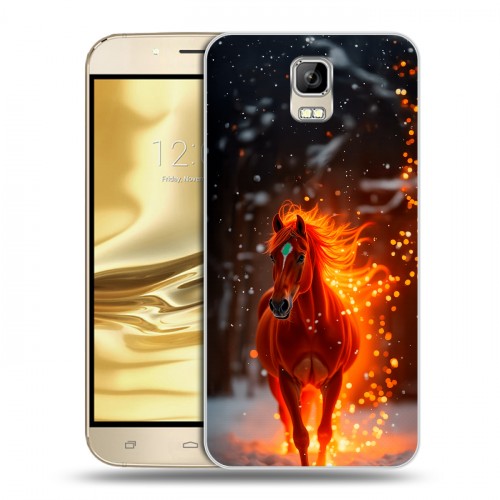 Дизайнерский пластиковый чехол для Umi Rome Новый год