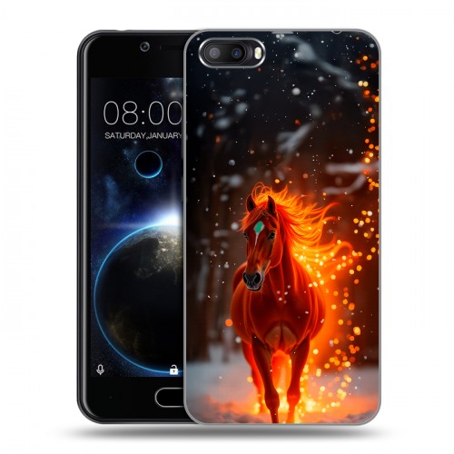 Дизайнерский пластиковый чехол для Doogee Shoot 2 Новый год