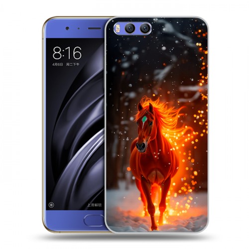 Дизайнерский пластиковый чехол для Xiaomi Mi6 Новый год