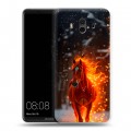 Дизайнерский пластиковый чехол для Huawei Mate 10 Новый год