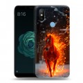 Дизайнерский силиконовый чехол для Xiaomi Mi A2 Новый год