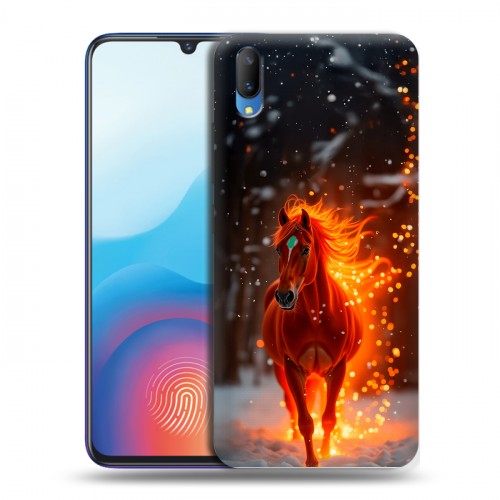 Дизайнерский пластиковый чехол для Vivo V11 Новый год