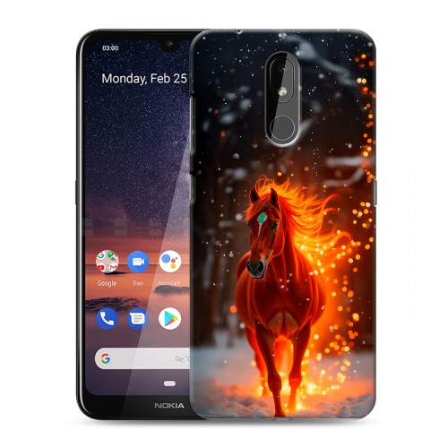 Дизайнерский силиконовый чехол для Nokia 3.2 Новый год