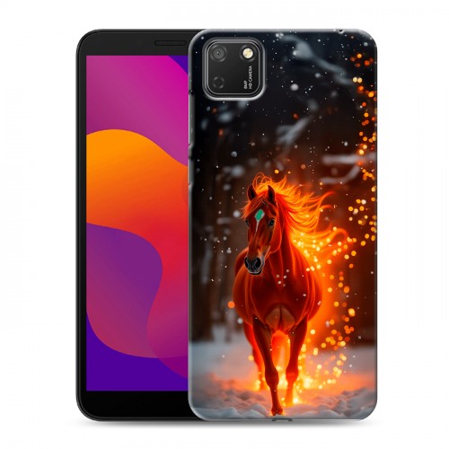 Дизайнерский силиконовый чехол для Huawei Honor 9S Новый год