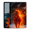 Дизайнерский силиконовый чехол для Samsung Galaxy Tab S7 Новый год