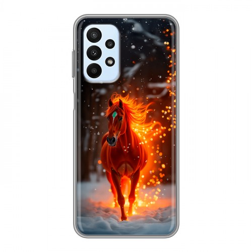 Дизайнерский силиконовый чехол для Samsung Galaxy A23 Новый год