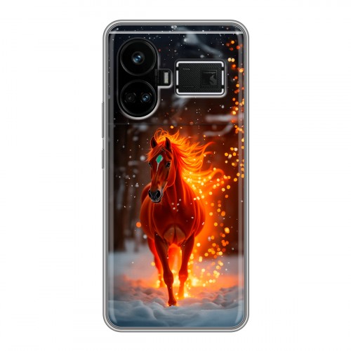 Дизайнерский силиконовый чехол для Realme GT5 Новый год