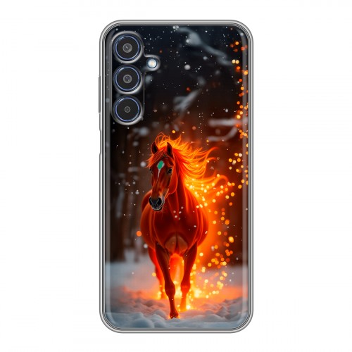 Дизайнерский силиконовый чехол для Samsung Galaxy M35 Новый год