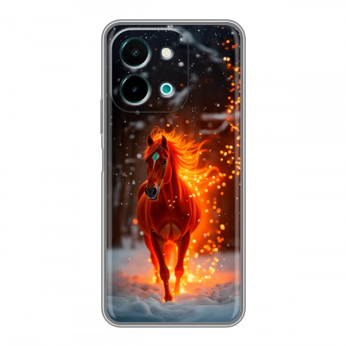 Дизайнерский силиконовый чехол для Vivo Y28 Новый год