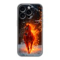 Дизайнерский силиконовый чехол для Iphone 16 Pro Новый год