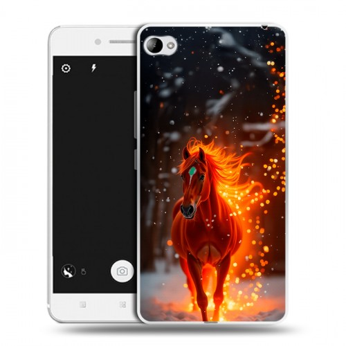 Дизайнерский пластиковый чехол для Lenovo S90 Новый год