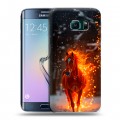 Дизайнерский силиконовый чехол для Samsung Galaxy S6 Edge Новый год