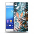 Дизайнерский пластиковый чехол для Sony Xperia Z3+ Новый год