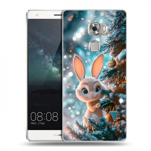Дизайнерский пластиковый чехол для Huawei Mate S Новый год