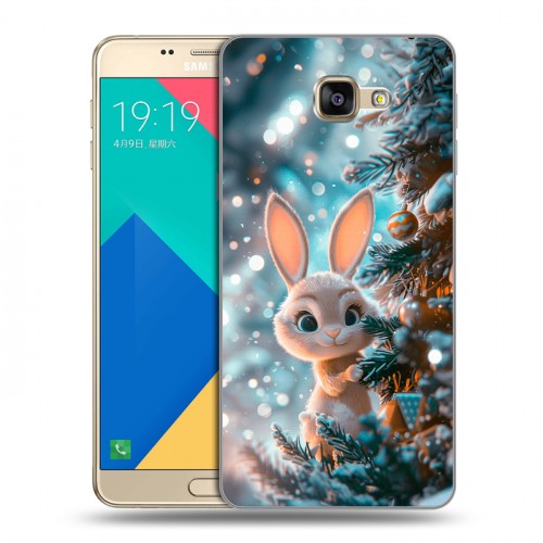 Дизайнерский силиконовый чехол для Samsung Galaxy A9 Новый год