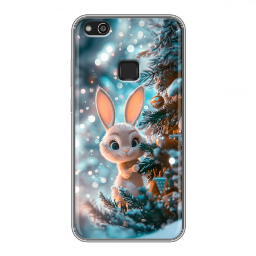 Дизайнерский силиконовый чехол для Huawei P10 Lite Новый год