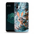 Дизайнерский силиконовый чехол для Xiaomi Mi A2 Новый год