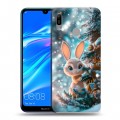 Дизайнерский пластиковый чехол для Huawei Y6 (2019) Новый год