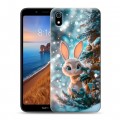 Дизайнерский пластиковый чехол для Xiaomi RedMi 7A Новый год