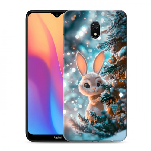 Дизайнерский пластиковый чехол для Xiaomi RedMi 8A Новый год
