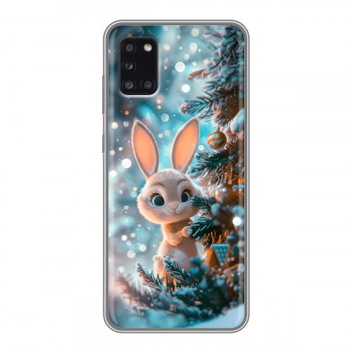Дизайнерский силиконовый чехол для Samsung Galaxy A31 Новый год