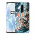 Дизайнерский пластиковый чехол для OnePlus 8 Новый год