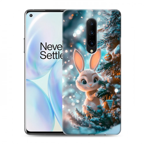 Дизайнерский пластиковый чехол для OnePlus 8 Новый год