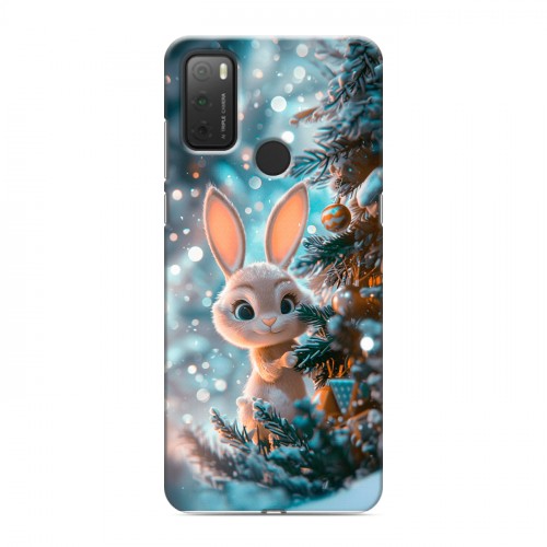 Дизайнерский силиконовый чехол для Alcatel 3L (2021) Новый год