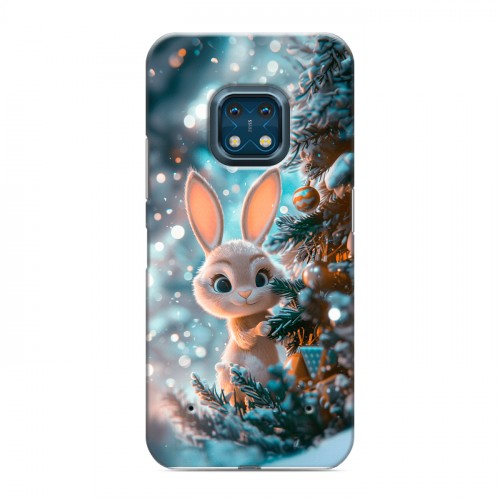 Дизайнерский силиконовый с усиленными углами чехол для Nokia XR20 Новый год