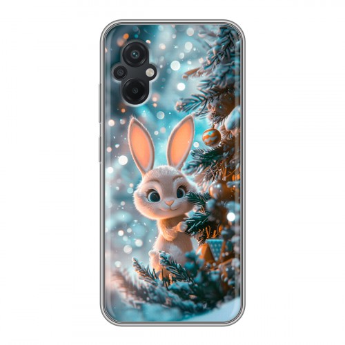 Дизайнерский силиконовый чехол для Xiaomi Poco M5 Новый год