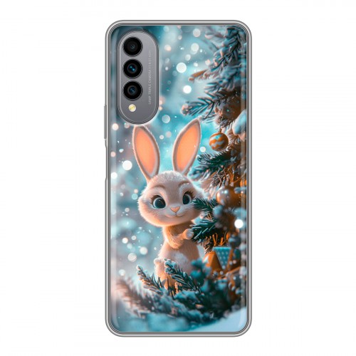 Дизайнерский силиконовый чехол для Wiko T50 Новый год