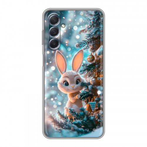 Дизайнерский силиконовый чехол для Samsung Galaxy M54 Новый год