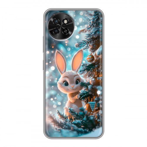 Дизайнерский силиконовый чехол для Itel S23 Новый год