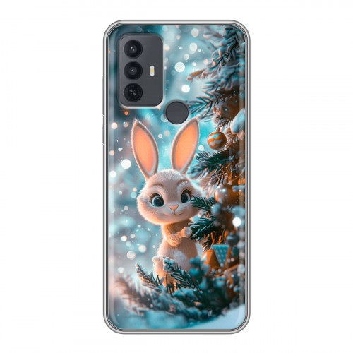 Дизайнерский силиконовый чехол для TCL 30E Новый год