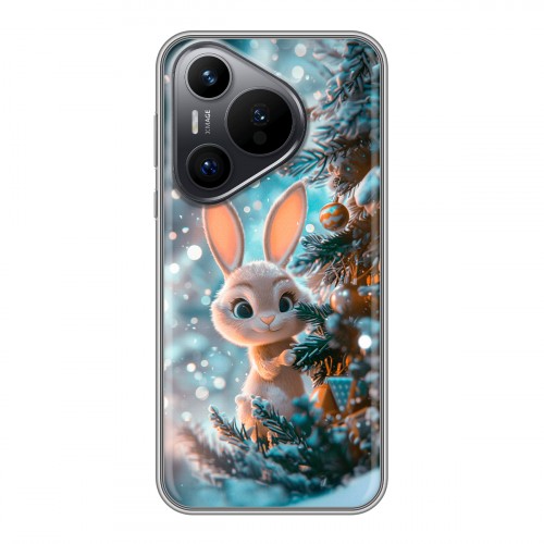 Дизайнерский силиконовый чехол для Huawei Pura 70 Новый год