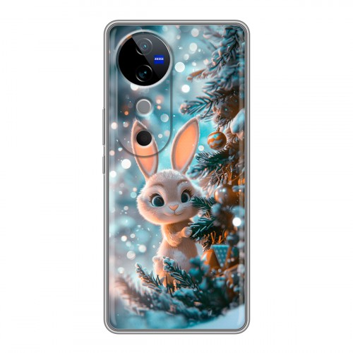 Дизайнерский силиконовый чехол для Vivo V40 5G Новый год