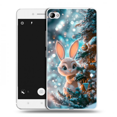 Дизайнерский пластиковый чехол для Lenovo S90 Новый год