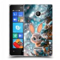 Дизайнерский пластиковый чехол для Microsoft Lumia 435 Новый год