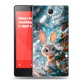 Дизайнерский пластиковый чехол для Xiaomi RedMi Note Новый год