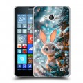 Дизайнерский пластиковый чехол для Microsoft Lumia 640 Новый год