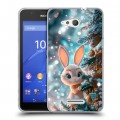 Дизайнерский пластиковый чехол для Sony Xperia E4g Новый год