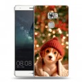 Дизайнерский пластиковый чехол для Huawei Mate S Новый год