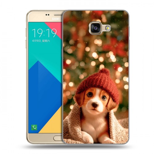 Дизайнерский силиконовый чехол для Samsung Galaxy A9 Новый год