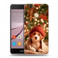 Дизайнерский силиконовый с усиленными углами чехол для Huawei Nova Новый год