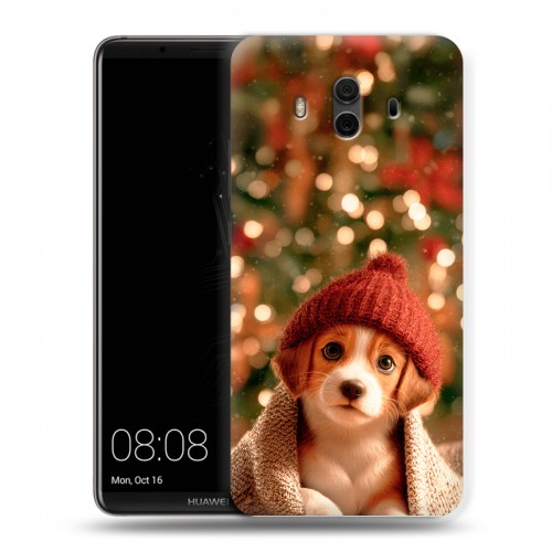 Дизайнерский пластиковый чехол для Huawei Mate 10 Новый год