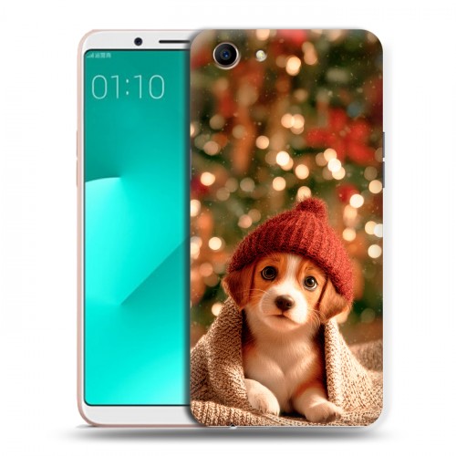 Дизайнерский пластиковый чехол для OPPO A83 Новый год