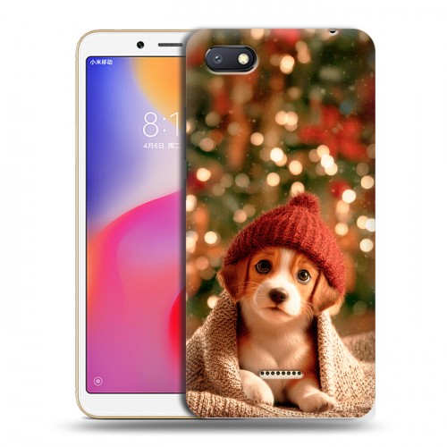 Дизайнерский пластиковый чехол для Xiaomi RedMi 6A Новый год
