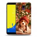 Дизайнерский пластиковый чехол для Samsung Galaxy J6 Новый год