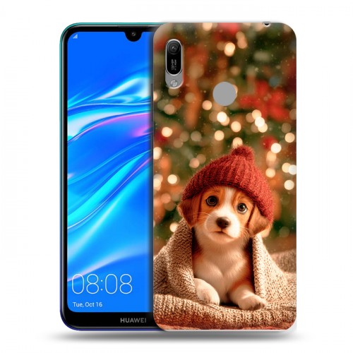Дизайнерский пластиковый чехол для Huawei Y6 (2019) Новый год